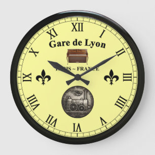 Gare de Lyon ~ Paris Frankreich ~ Piano  Große Wanduhr