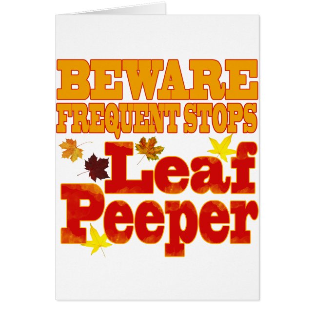 Gare Leaf Peeper (Devant)