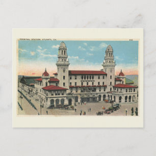 Gare Terminus, Atlanta 1923 Carte Postale Ancienne