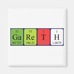 Gareth Periodenmagnet Magnet