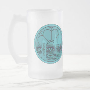 Garezers Bier Stein 2010 Mattglas Bierglas