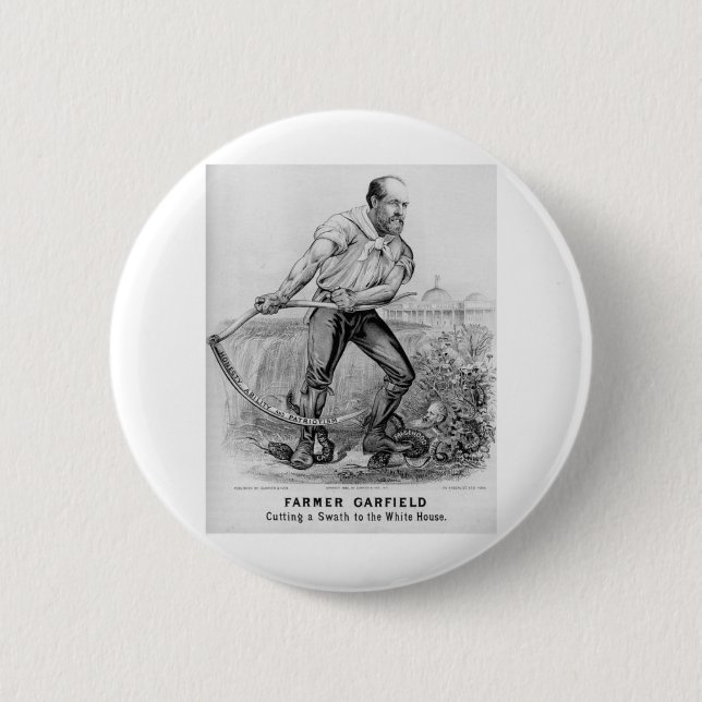 Garfield 1880 button (Vorderseite)