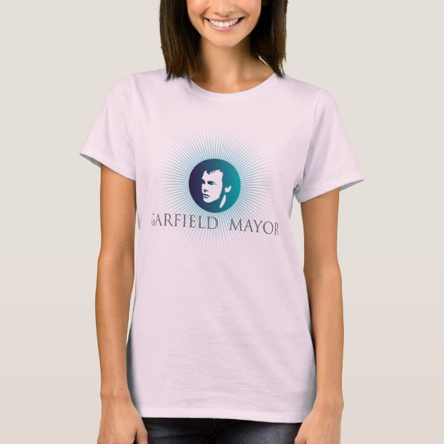 Garfield Mayor "Arctic Sun" White Ladys Angepasst  T-Shirt (Vorderseite)