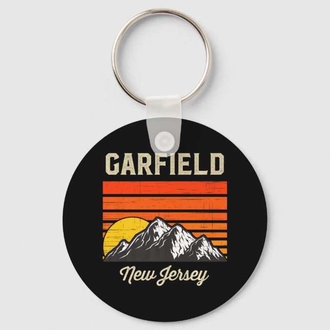 Garfield New Jersey Hometown City State USA   Schlüsselanhänger (Vorderseite)