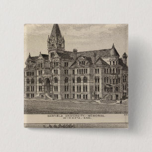 Garfield University, Kansas Button