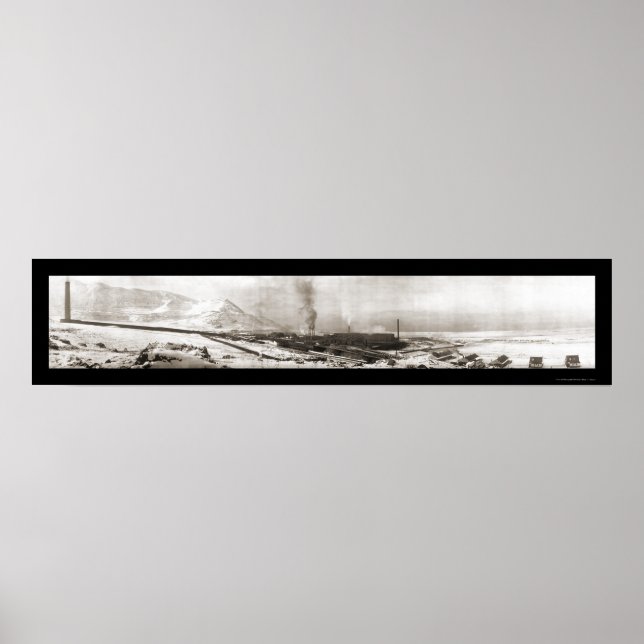 Garfield UT Smelter Foto 1910 Poster (Vorne)