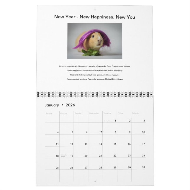 Garfunkel, das Meerschweinchen, 2015 Wandkalender (Jan 2026)