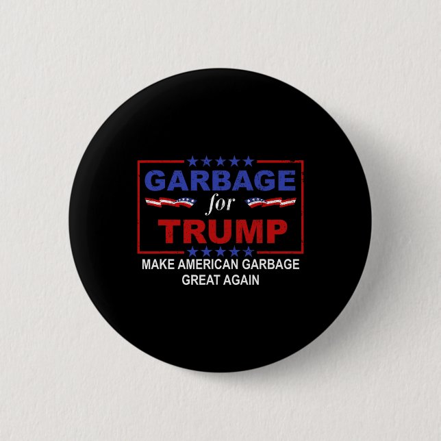 Garge For Trump Make American Garge Great Again 4  Button (Vorderseite)
