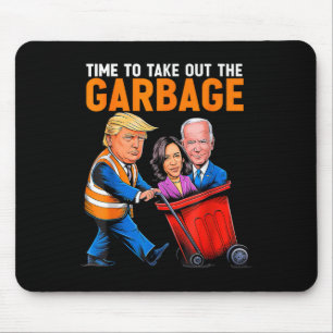 Garge für Trump 2024 Lustige Zeit, um Garge heraus Mousepad