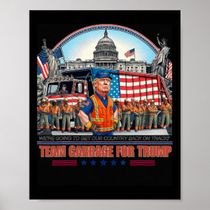 Garge für Trump-Team Grabge Wählen Sie Trump Lusti Poster