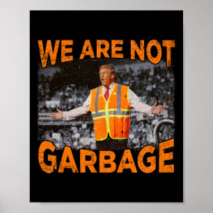 Garge für Trump - Wir sind nicht Garge Flagge Mega Poster