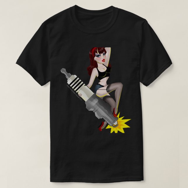 Garge Honey Spark Plug T-Shirt (Design vorne)