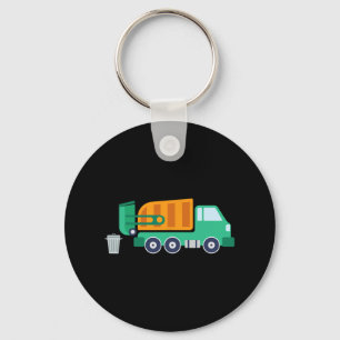 Garge Truck Recycle Müllsammler Erde Da Schlüsselanhänger