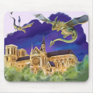 Gargouille Notre-Dame - Paris Tapis de Souris