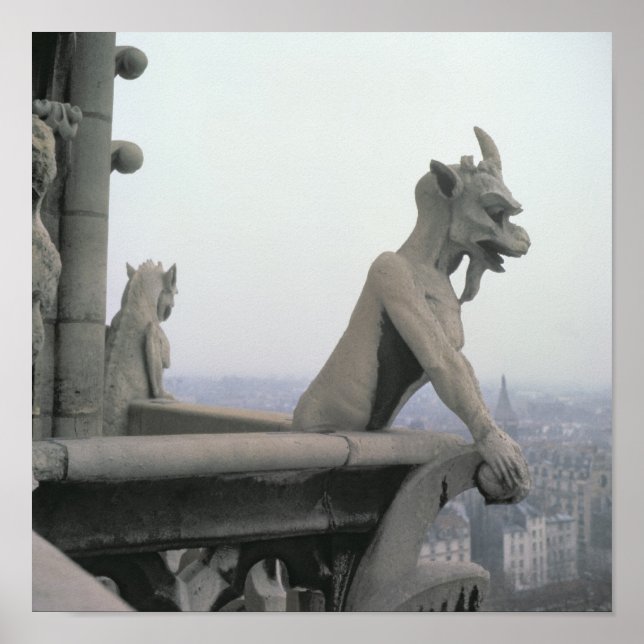 Gargoyle aus der Balustrade der Grande Poster (Vorne)