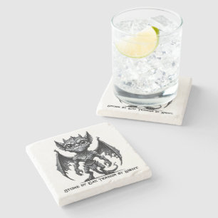 Gargoyle Demon Stone Magnet Steinuntersetzer