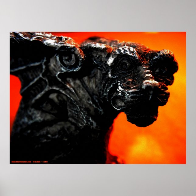 Gargoyle & Fire Poster (Vorne)