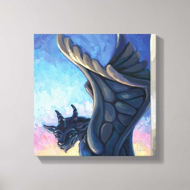 Gargoyle Guardian Leinwanddruck (Vorderseite)