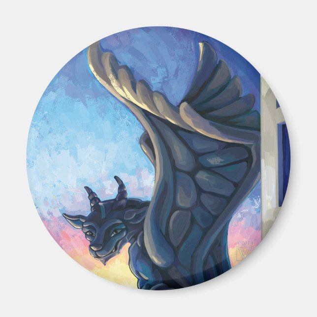 Gargoyle Guardian Magnet (Vorne)