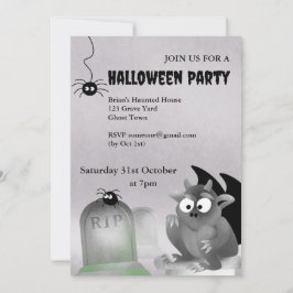 Gargoyle Halloween-Party Einladung