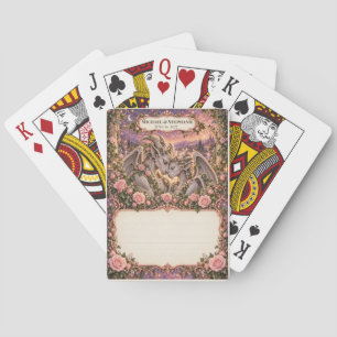 Gargoyle-Hochzeitsgästebuch-Unterschriften-Deck Spielkarten
