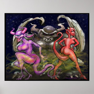 Gargoyle n Dark Fee Poster