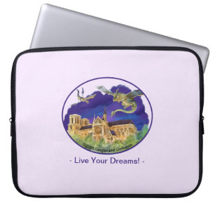 Gargoyle Notre Dame - Paris Dreams Laptop-Hülle Laptopschutzhülle