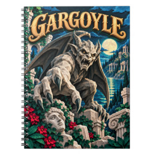 Gargoyle, Paper Cut Monster Notizblock