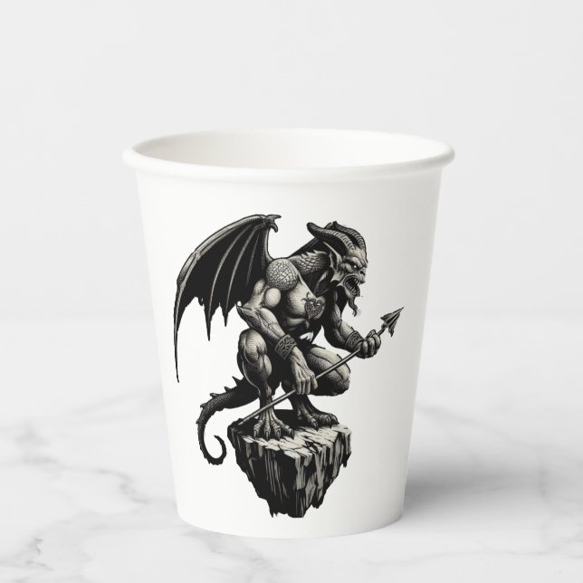 Gargoyle Pappbecher (Vorderseite)