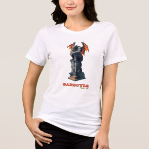 Gargoyle Pixel Art Tri-Blend Shirt