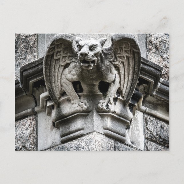 Gargoyle Postcard Postkarte (Vorderseite)