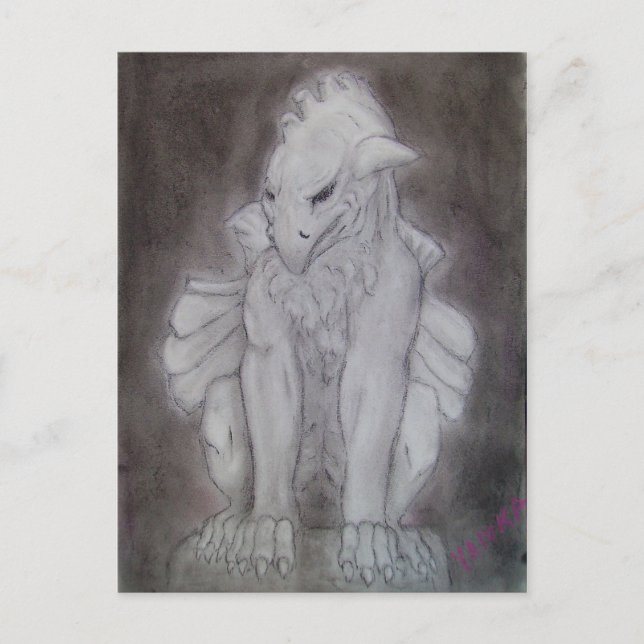 Gargoyle Postkarte (Vorderseite)