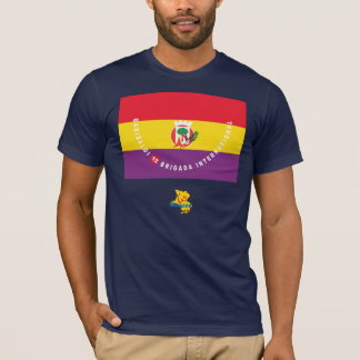 Garibaldi internationale Brigaden-Flagge T-Shirt