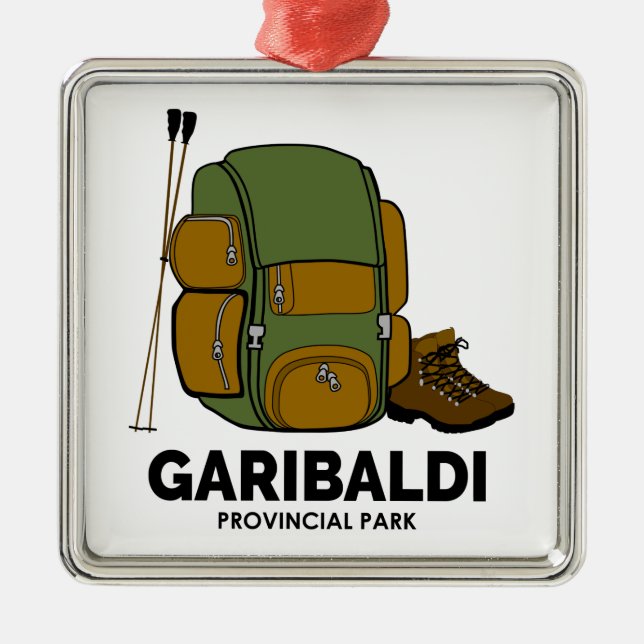 Garibaldi Provincial Park Backpack Ornament Aus Metall (Vorne)