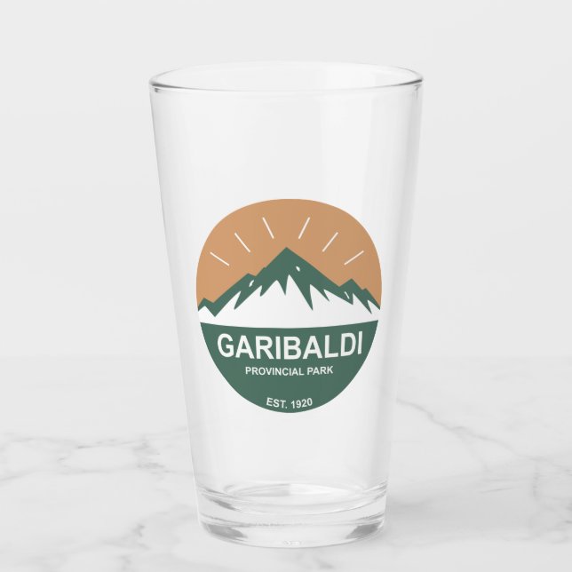 Garibaldi Provincial Park Glas (Vorderseite)