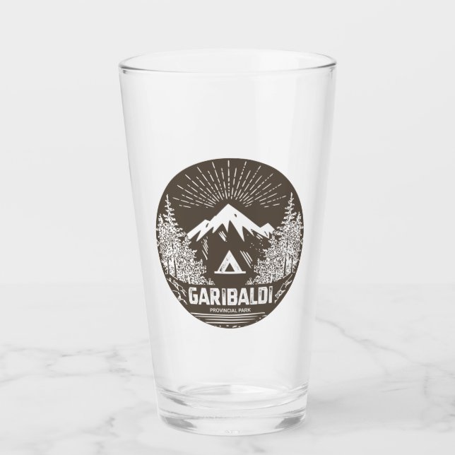 Garibaldi Provincial Park Glas (Vorderseite)