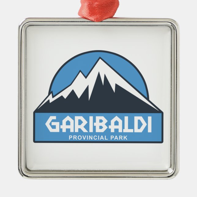 Garibaldi Provincial Park Ornament Aus Metall (Vorne)