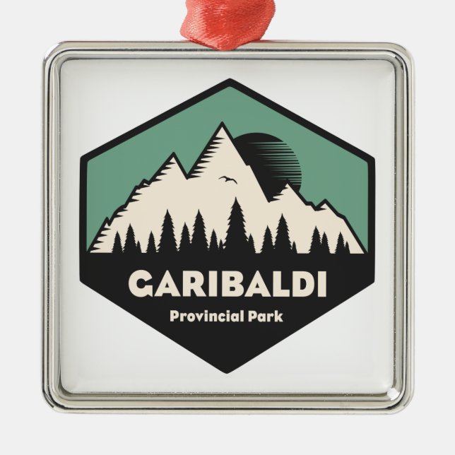 Garibaldi Provincial Park Ornament Aus Metall (Vorne)