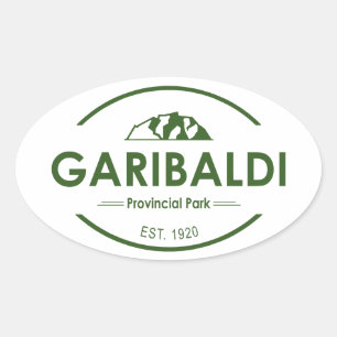 Garibaldi Provincial Park Ovaler Aufkleber