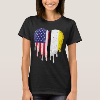 Garifuna American Patriot Grown Country Melting He T-Shirt