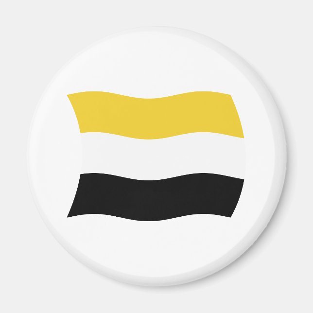 Garifuna Flag Magnet (Vorne)
