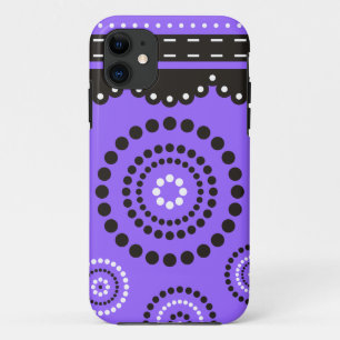 Garland ARTdeco Schwarz-weiß + Ihre Hintergrundfar Case-Mate iPhone Hülle