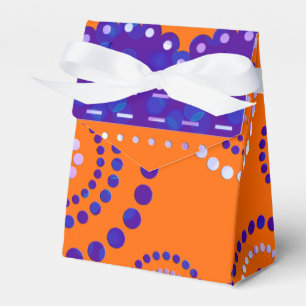 Garland ARTdeco violett blau + Ihre Backgr Farbe Geschenkschachtel