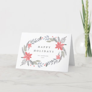 Garland de vacances de Poinsettia