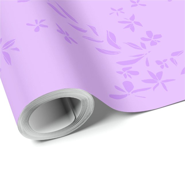 Garlands Lilac Geschenkpapier (Rolleneckpunkt)
