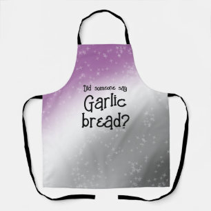 Garlic bread Ace pride glitter Schürze
