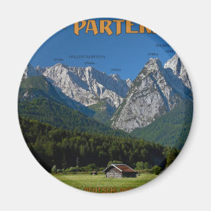 Garmisch - das Zugspitze und das Alpspitze Magnet