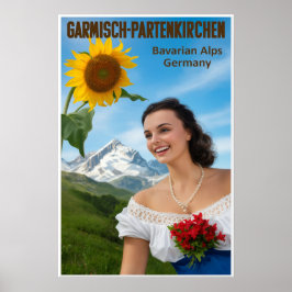 Garmisch Partenkirchen, Deutschland Plakat