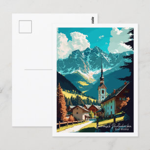 Garmisch Partenkirchen Deutschland Reisen in alter Postkarte