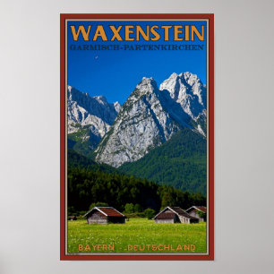 Garmisch - Waxenstein Poster